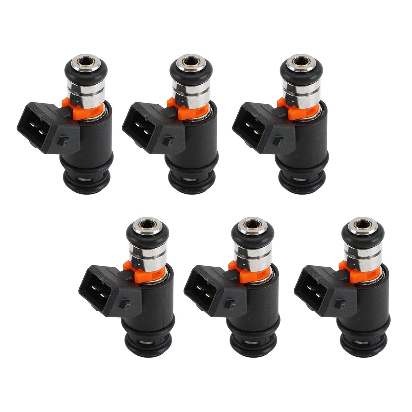 1/6PCS Fuel Injectors 021906031D For VW Jetta 1999-2002 EuroVAN 97-03 Golf 99-02 2.8L - ONESOOP