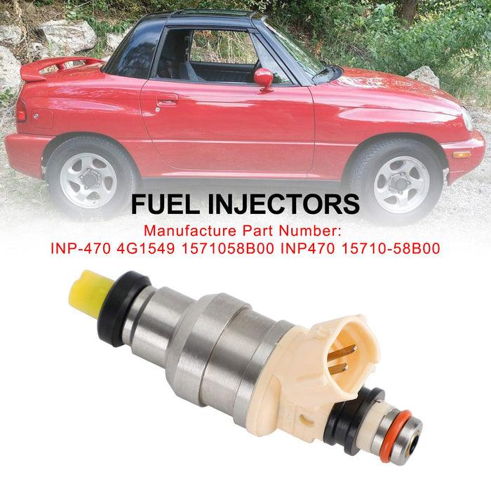 1/4PCS Fuel Injectors INP-470 For Suzuki Sidekick 92-98 X-90 96-98 Chevrolet Tracker 98 Geo Tracker 92-97 - ONESOOP