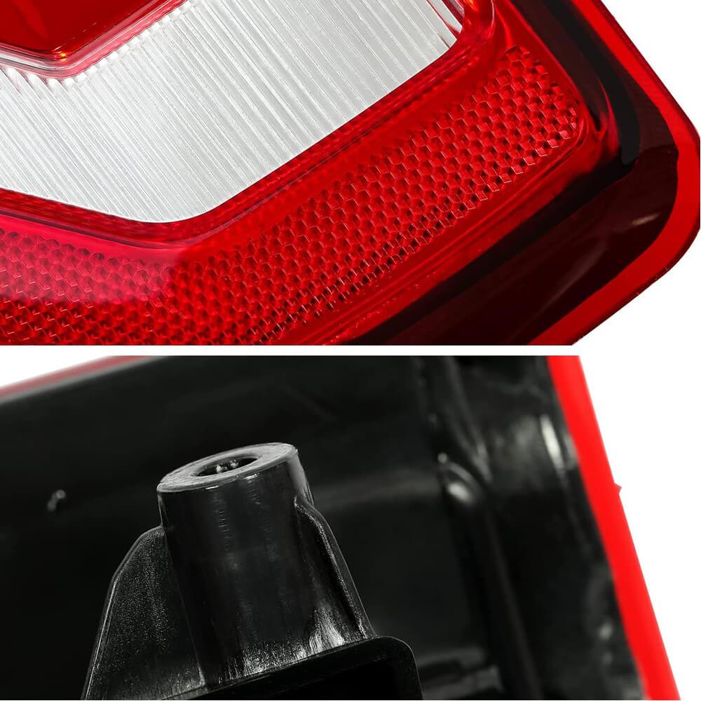 2018-2022 Ford F-150 Rear Taillights For JL3Z-13405-H JL3Z13404G Pair Raptor Tail Light Red Lens Chrome Housing - ONESOOP