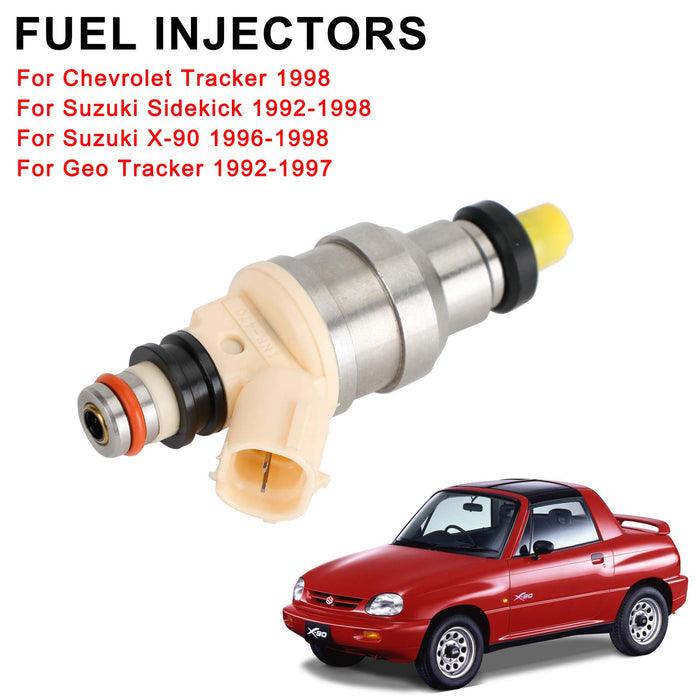 1/4PCS Fuel Injectors INP-470 For Suzuki Sidekick 92-98 X-90 96-98 Chevrolet Tracker 98 Geo Tracker 92-97 - ONESOOP