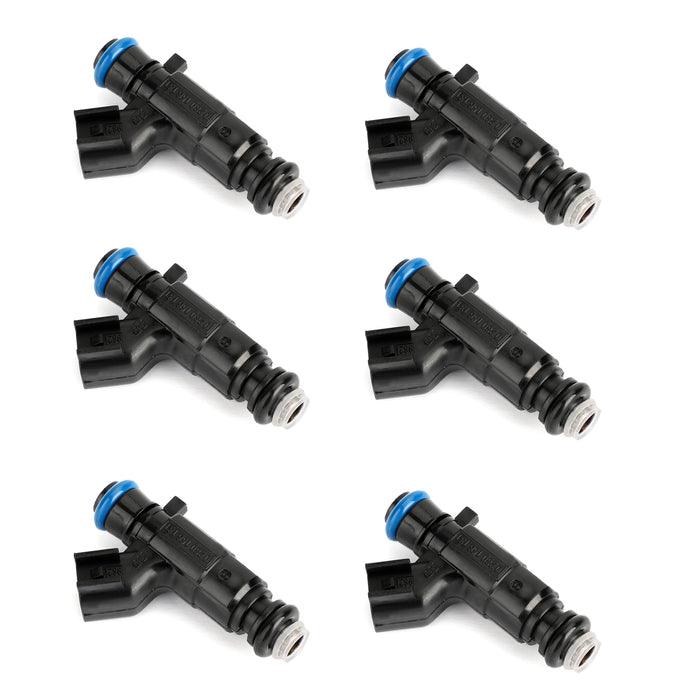 Set of 6 Fuel Injectors 0280156131 For Buick Cadillac 3.6L Durable 12571159 - ONESOOP