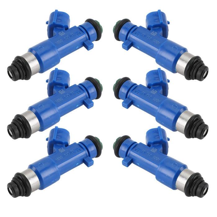 1/6PCS Fuel Injectors For Infiniti G35 03-08 G37 08-13 Nissan 370Z 03-15 GT-R 09-16 3.8L 63570 14002-AN001 - ONESOOP