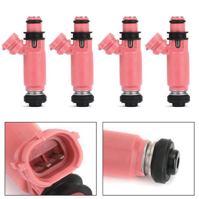 1/4PCS 565Cc Fuel Injectors 195500-3910 For Subaru Sti Wrx Forester 16611-Aa370 Pink - ONESOOP