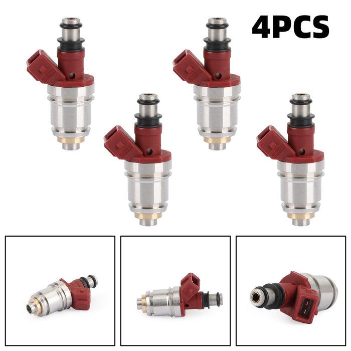 1/4PCS Fuel Injectors 16600-86G00 For Nissan Pickup 1995 D21 1990-1994 2.4L - ONESOOP