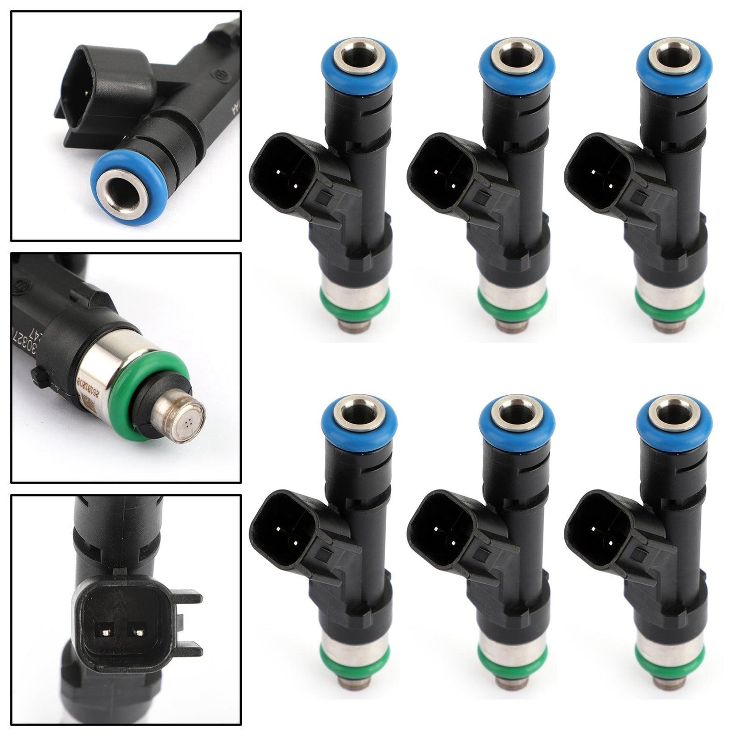 1/6PCS Fuel Injectors For Mitsubishi 3.7L Vehicles 0280158020 53032701AA - ONESOOP