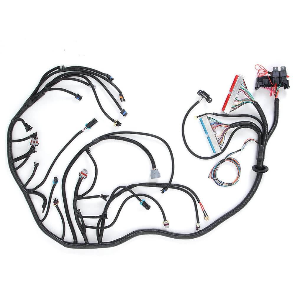1999-2003 DBC LS1 4L60E Engine Harness Fit For DBC LEV1 4.8 5.3 6.0 1999 2000 2001 2002 2003 EV1-Injector Plug - ONESOOP