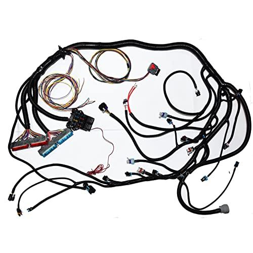 1999-2003 DBC LS1 4L60E Engine Harness Fit For DBC LEV1 4.8 5.3 6.0 1999 2000 2001 2002 2003 EV1-Injector Plug - ONESOOP
