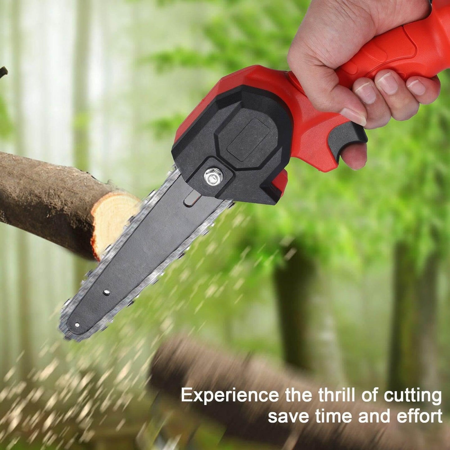 550W 24V Mini Chainsaws Electric Chain Saws One-Hand Woodworking Saw Wood Cutter Cordless Chainsaw for Sale - ONESOOP