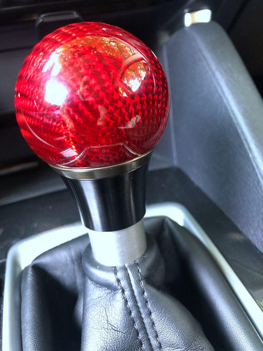 For Mazda Angkesaila Atez CX-5 CX-3 CX-4 automatic transmission carbon fiber gearshift head handball wave stick Generic - ONESOOP