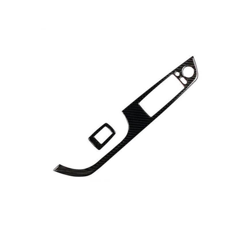 Carbon Fiber Car Window Glass Panel Decorative Sticker Cover For Convertible Coupe Generic - ONESOOP