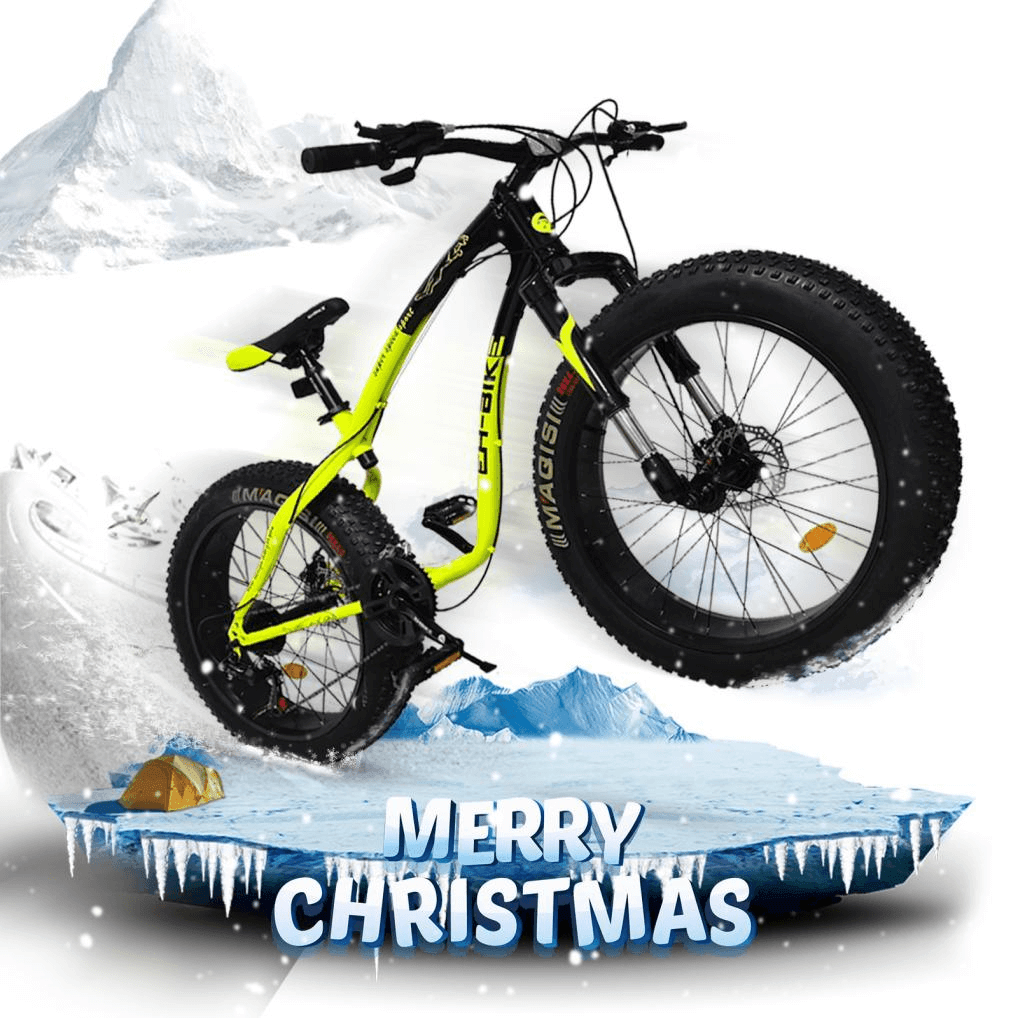 26-inch 21-Speed Mountain Snow Bike Fat Tire Off-Road Vehicle - ONESOOP