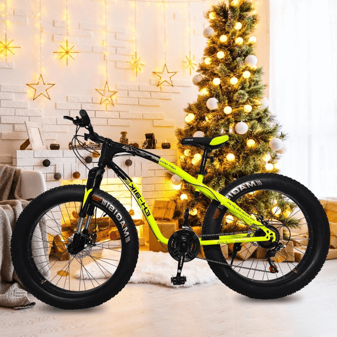 26-inch 21-Speed Mountain Snow Bike Fat Tire Off-Road Vehicle - ONESOOP