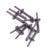 50pcs Plastic 6Mm Blind Rivets For Bmw Wheel Arch Side Skirt Cloud Edge Bumper Blind nails Generic - ONESOOP