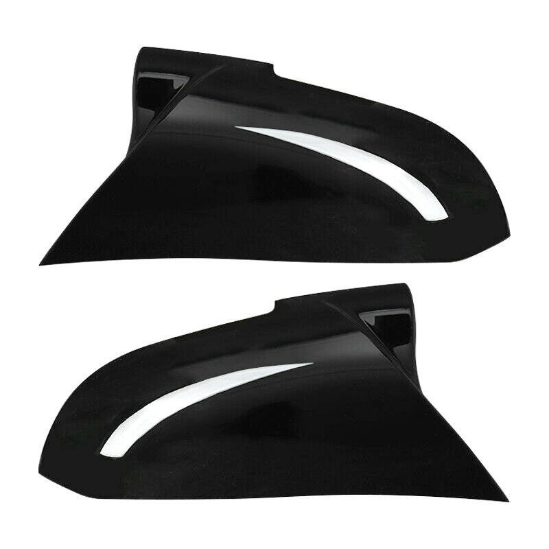 For BMW 1.2.3.4 Series F20 F30 M Ox Horn Rearview Mirror Shell Rearview Mirror Covers Bright Black Generic - ONESOOP