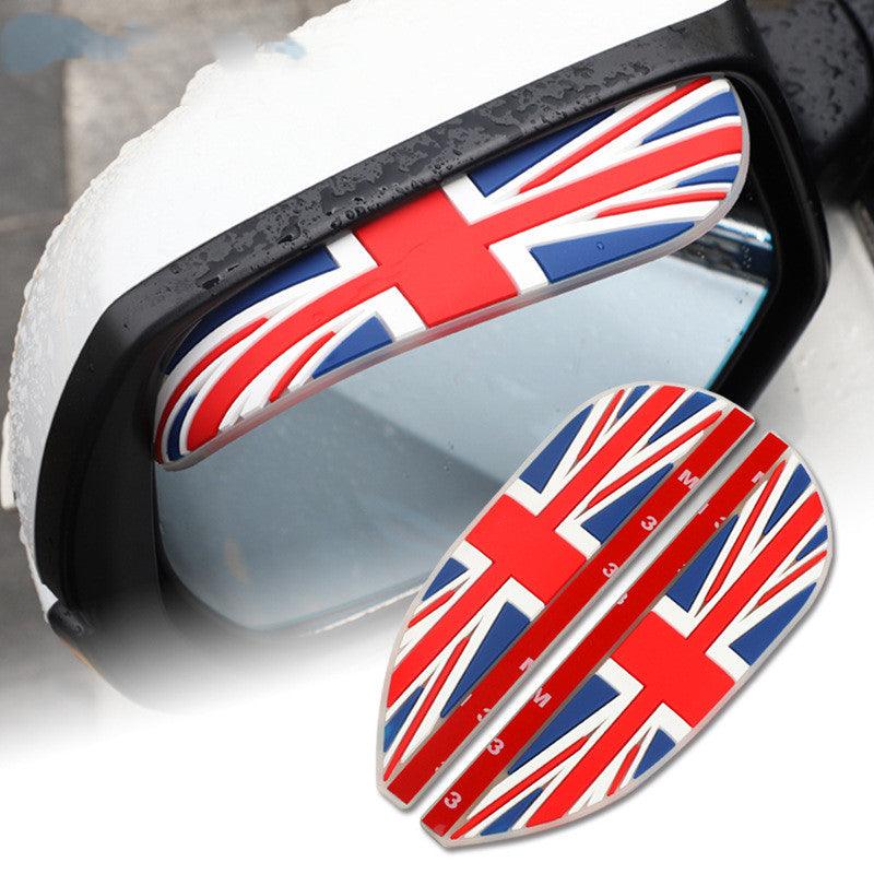 Universal Sunny And Rainy Visor Soft Rubber Rearview Mirror Protects From Rain Generic - ONESOOP