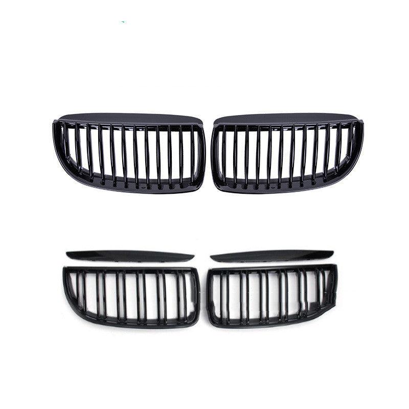 For 2005-2008 BMW 3 Series E90 93 Grid Front Grille Parallel Bar Generic - ONESOOP