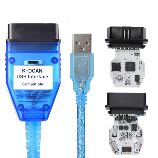 For BMW Car Diagnostic Wire DCAN cable Blue Generic - ONESOOP