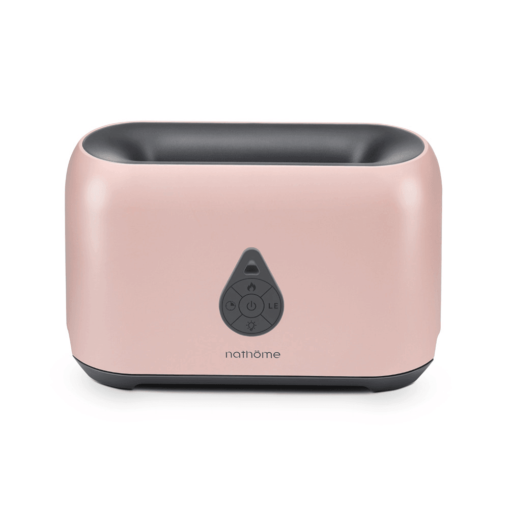 Flame Oil Diffuser Cool Air Humidifier Home Appliances With Mini Remote Control - ONESOOP