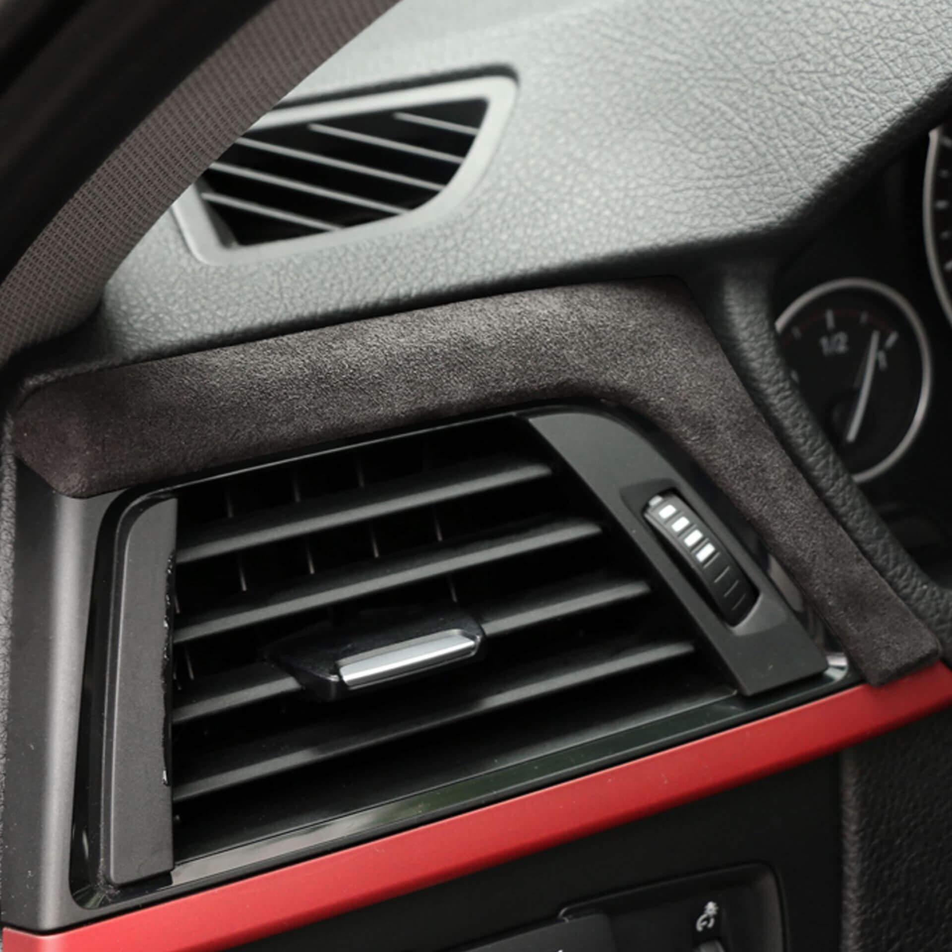 For BMW 3 Series F30 Alcantara Suede Central Control Instrument Trim Generic - ONESOOP