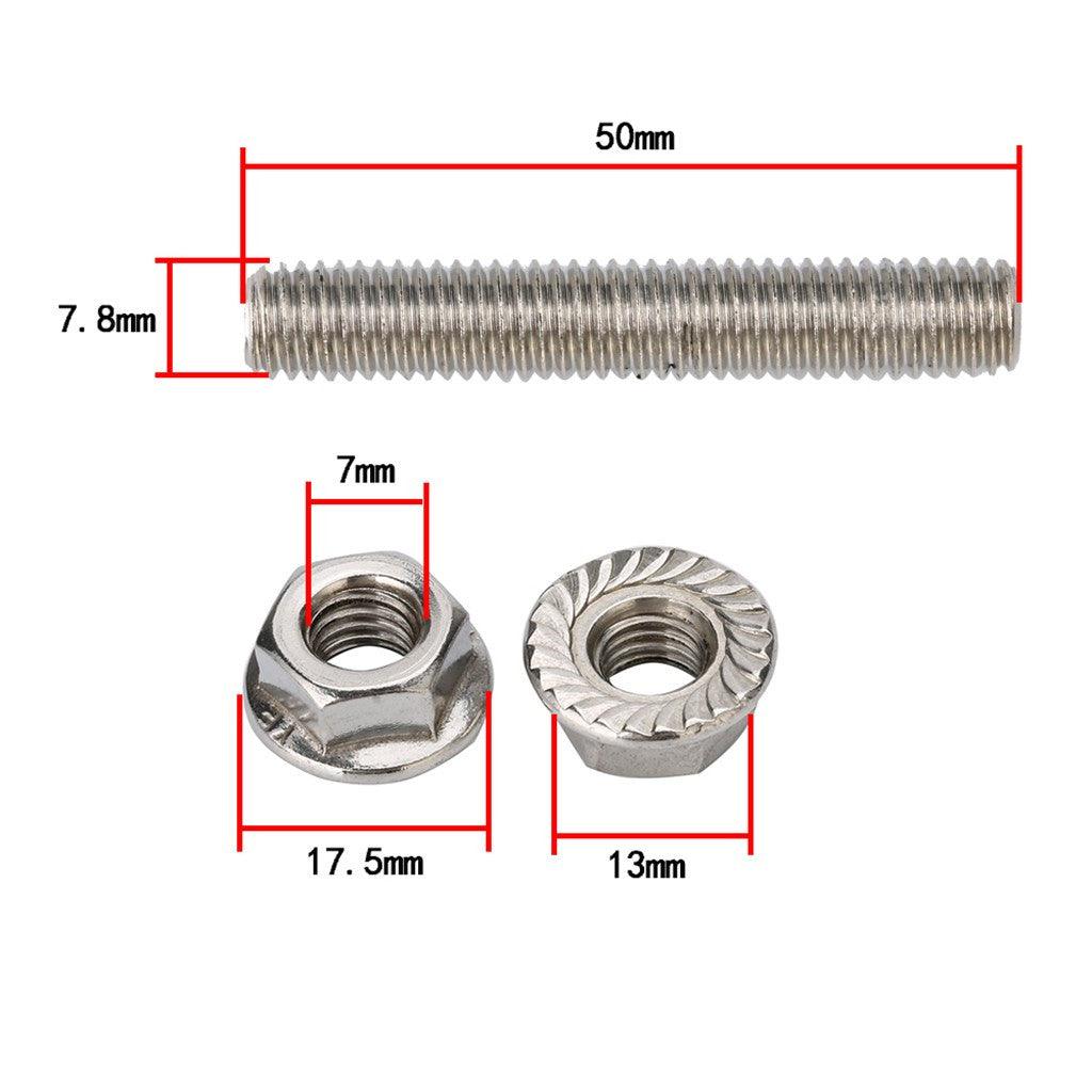 For Ford 4.6 or 5.4 V8 engine Stainless Steel Exhaust Manifold Reinforcement Retaining Bolt Suite Generic - ONESOOP