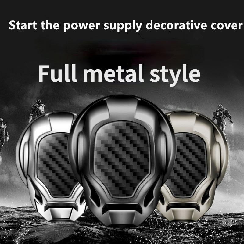 Car Interior Modification One-click Start Decoration Sticker Button Protective Cover For BMW Suzuki Audi Generic - ONESOOP