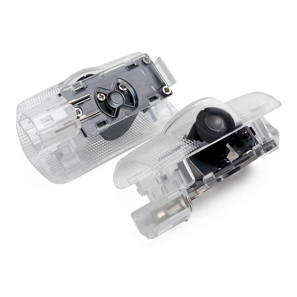 Special Car HD Rearview Mirror Led Door Light For BMW Toyota Honda Ford Audi Opel Generic - ONESOOP