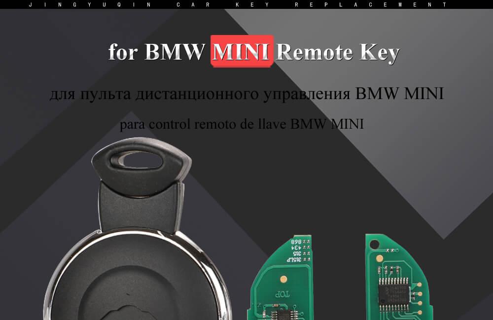 Remote Smart Key For Bmw Mini Cooper Kr55Wk49333 315 433 868Mhz Id46 Pcf7953 Generic - ONESOOP