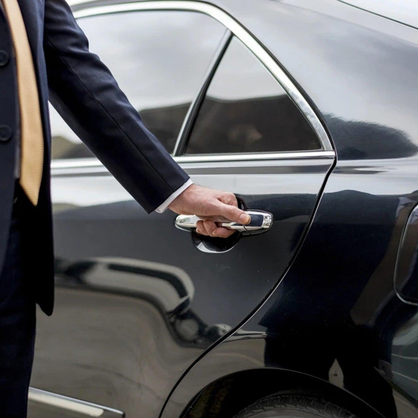 For 07-13 Cadillac Escalade Chevrolet Avalanche Tahoe Silverado 1500/ 3500 HD Front Chrome Outer Outside Exterior Door Handle Pair Set Generic - ONESOOP