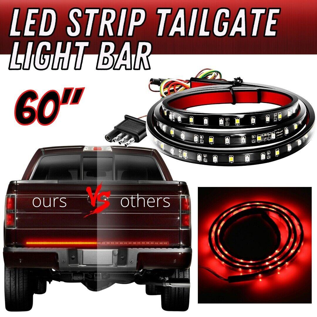 Universal 60" LED Strip Tailgate Light Bar Reverse Brake Signal For Chevy Ford Dodge Truck Generic - ONESOOP