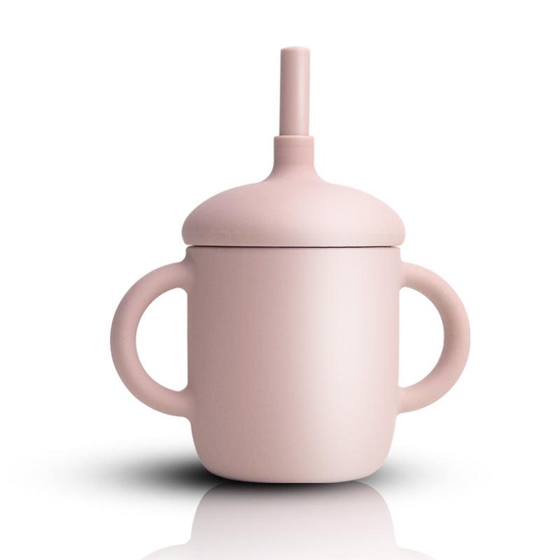Baby Feeding Cup Straw Water Bottle Sippy Cup Silicone Baby Learning Drinkware Child Leak Proof Cup Kids Supplies - ONESOOP