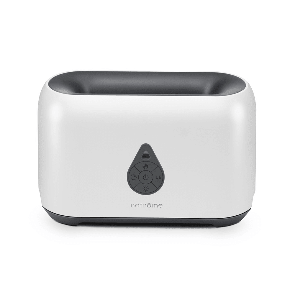 Flame Oil Diffuser Cool Air Humidifier Home Appliances With Mini Remote Control - ONESOOP
