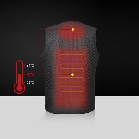 Electric Heated Vest Women Winter Warm Outdoor Riding Skiing Fishing Heating Vest - ONESOOP