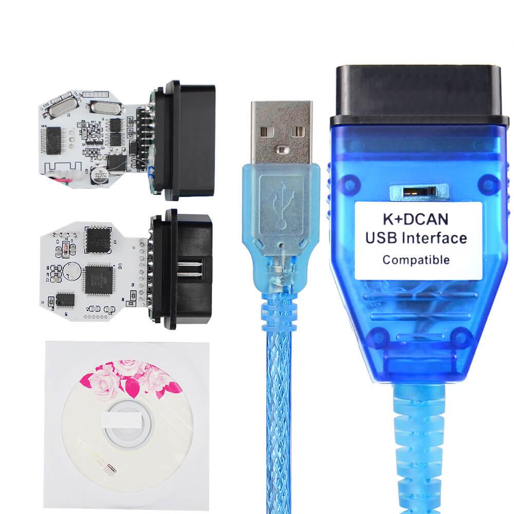For BMW Car Diagnostic Wire DCAN cable Blue Generic - ONESOOP