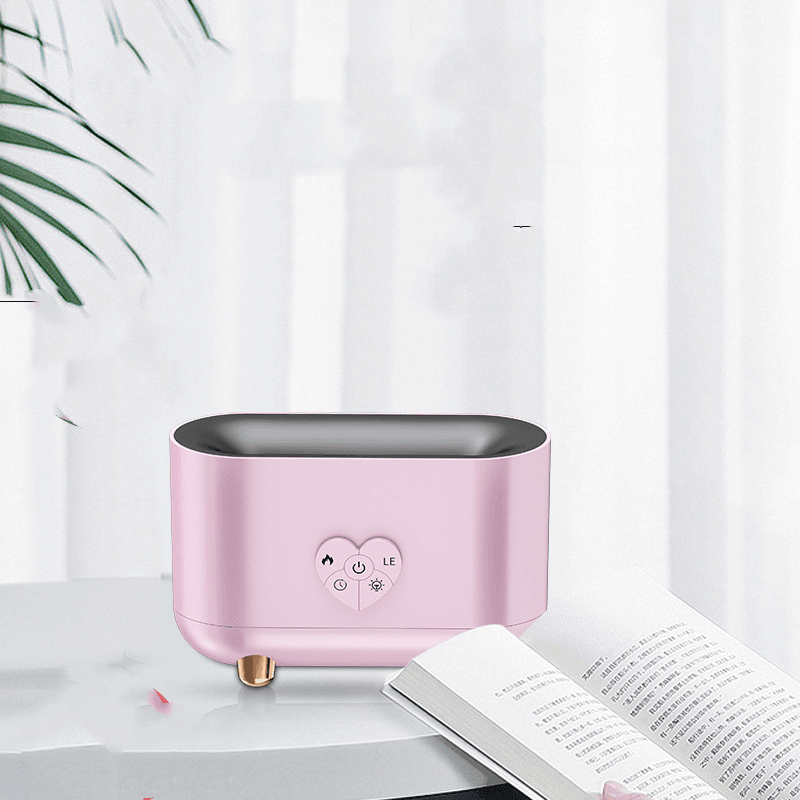 Creativity Flame Humidifier Essential Oil Diffuser Simulation Fire Love - ONESOOP