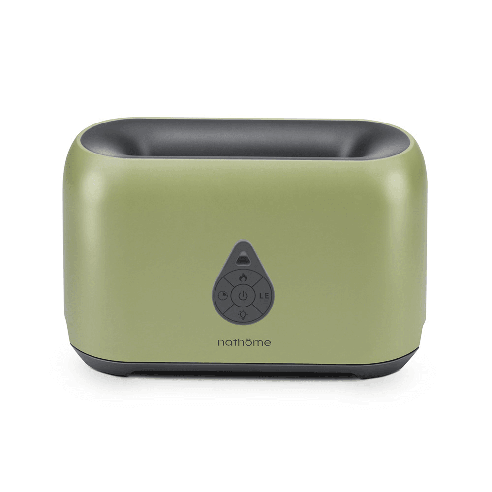 Flame Oil Diffuser Cool Air Humidifier Home Appliances With Mini Remote Control - ONESOOP