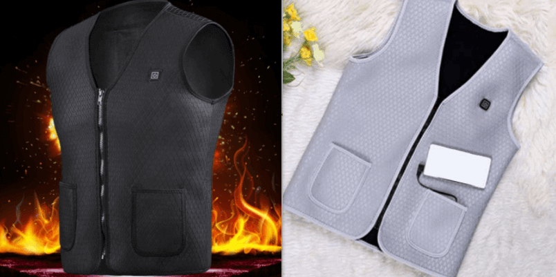 Electric Heated Vest Women Winter Warm Outdoor Riding Skiing Fishing Heating Vest - ONESOOP