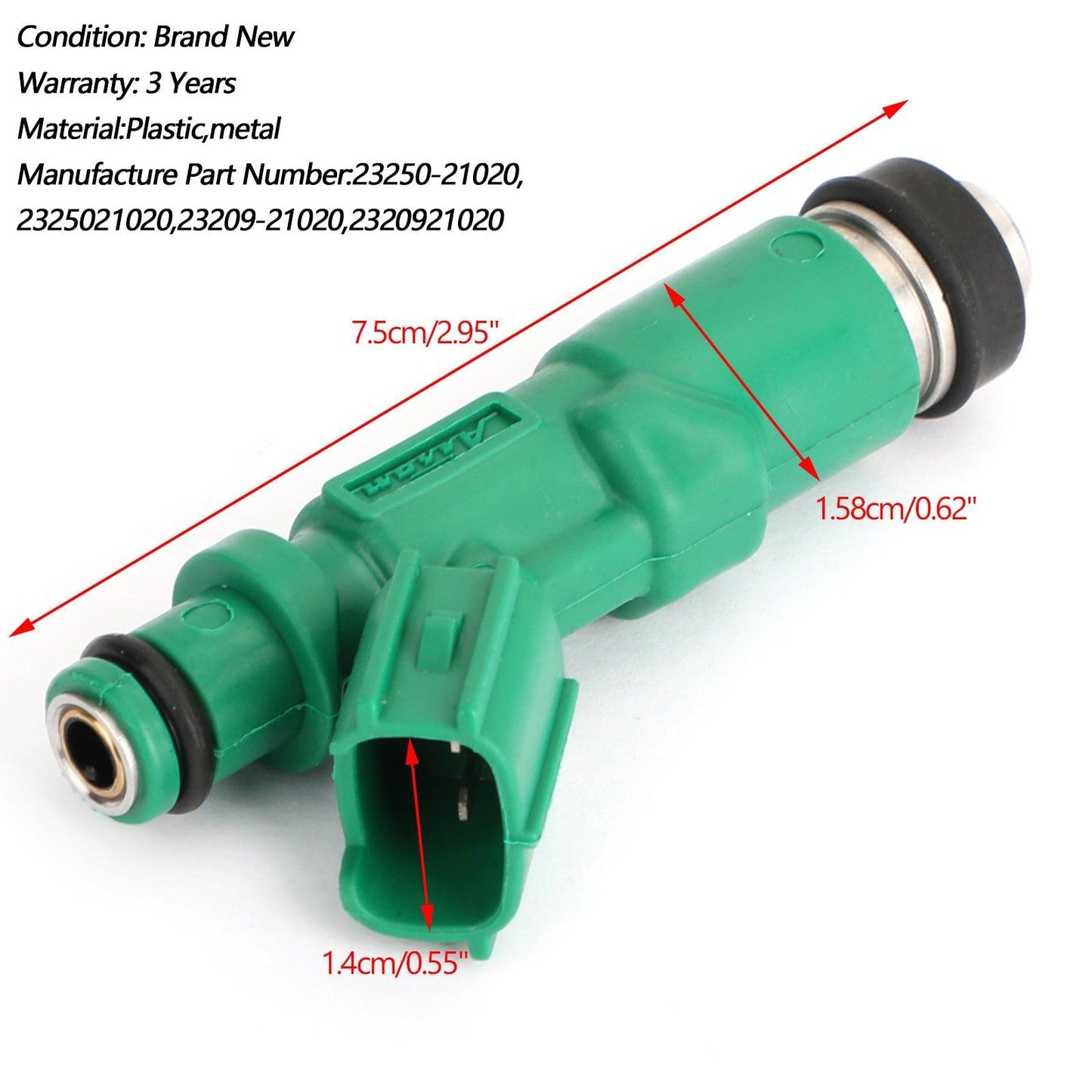 4PCS Fuel Injectors 23250-21020 For Toyota Echo 2000-2005 Prius 2001-2009 Scion XA XB 2004-2006 - ONESOOP
