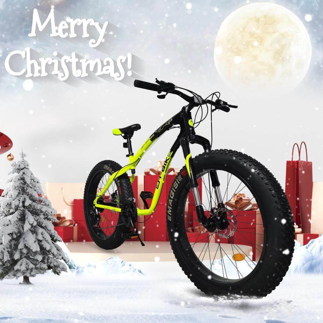 26-inch 21-Speed Mountain Snow Bike Fat Tire Off-Road Vehicle - ONESOOP