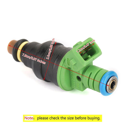 1/8PCS 42lb Fuel Injectors 0280150558 For GM Ford Mustang SOHC DOHC V8 440cc EV1 - ONESOOP