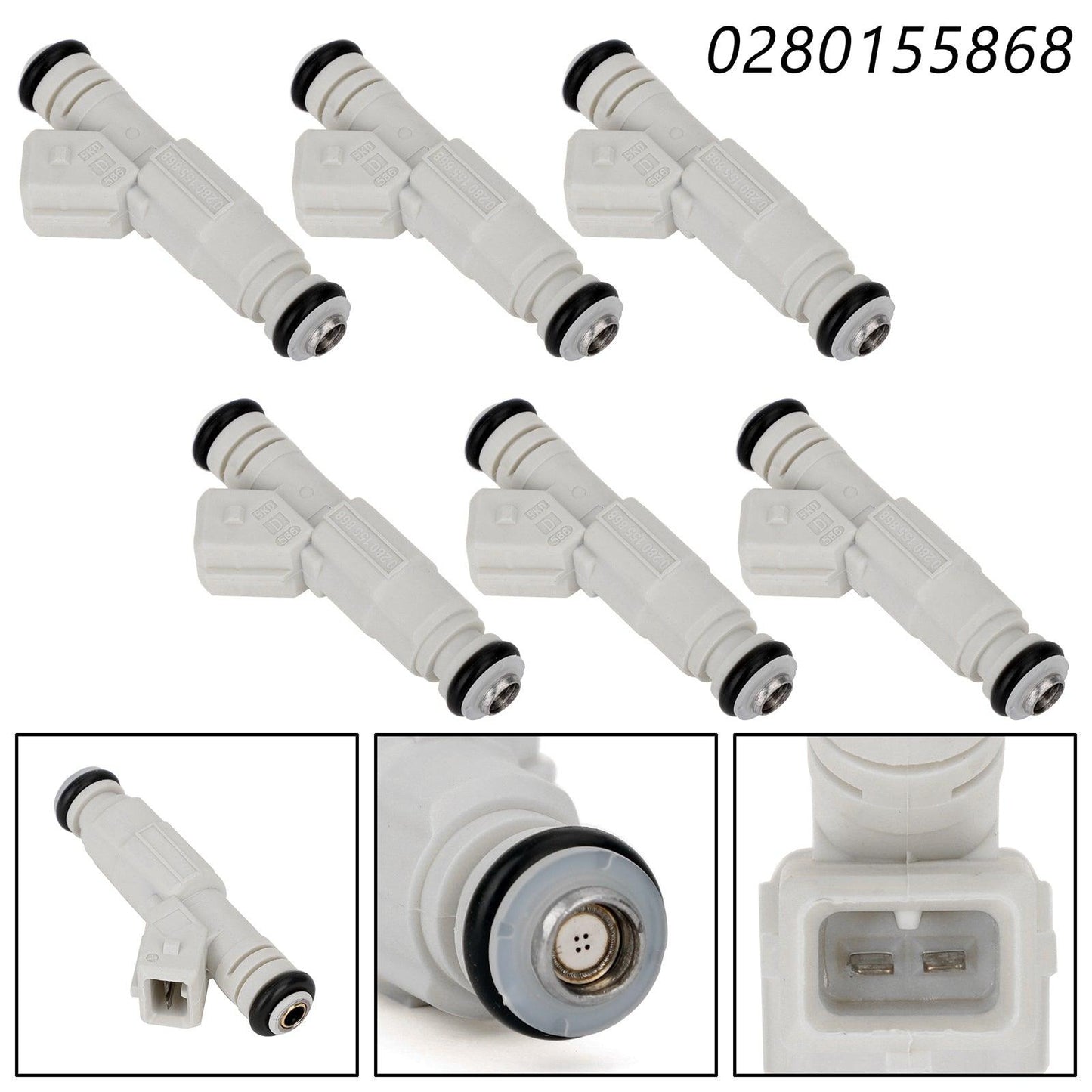 6PCS Fuel Injectors For Holden Commodore/ Calais/ statesman Ute 3.8L V6 VS VT VX VY - ONESOOP
