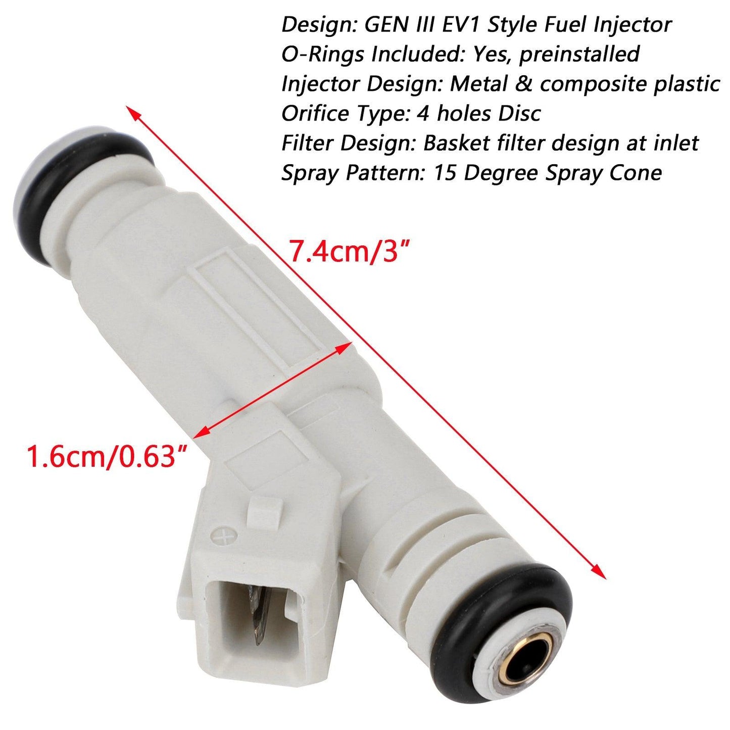 6PCS Fuel Injectors For Holden Commodore/ Calais/ statesman Ute 3.8L V6 VS VT VX VY - ONESOOP