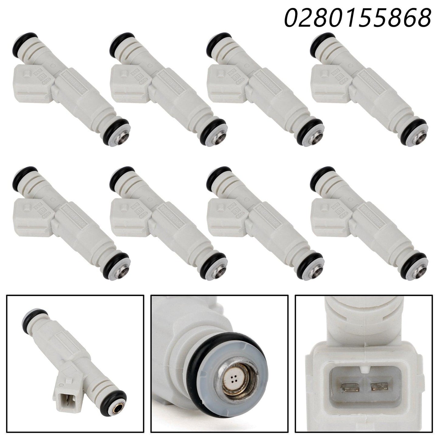 1/8PCS 36lb Fuel Injectors 0280155868 For Ford GM V8 LS1 LT1 5.0L 5.7L 380cc 0280155737 - ONESOOP