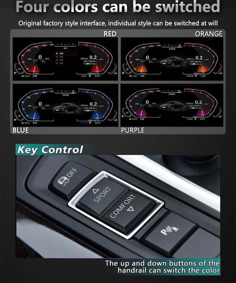 High quality car gauge auto LCD display dashboard Custom car lcd instrument cluster for BMW - ONESOOP