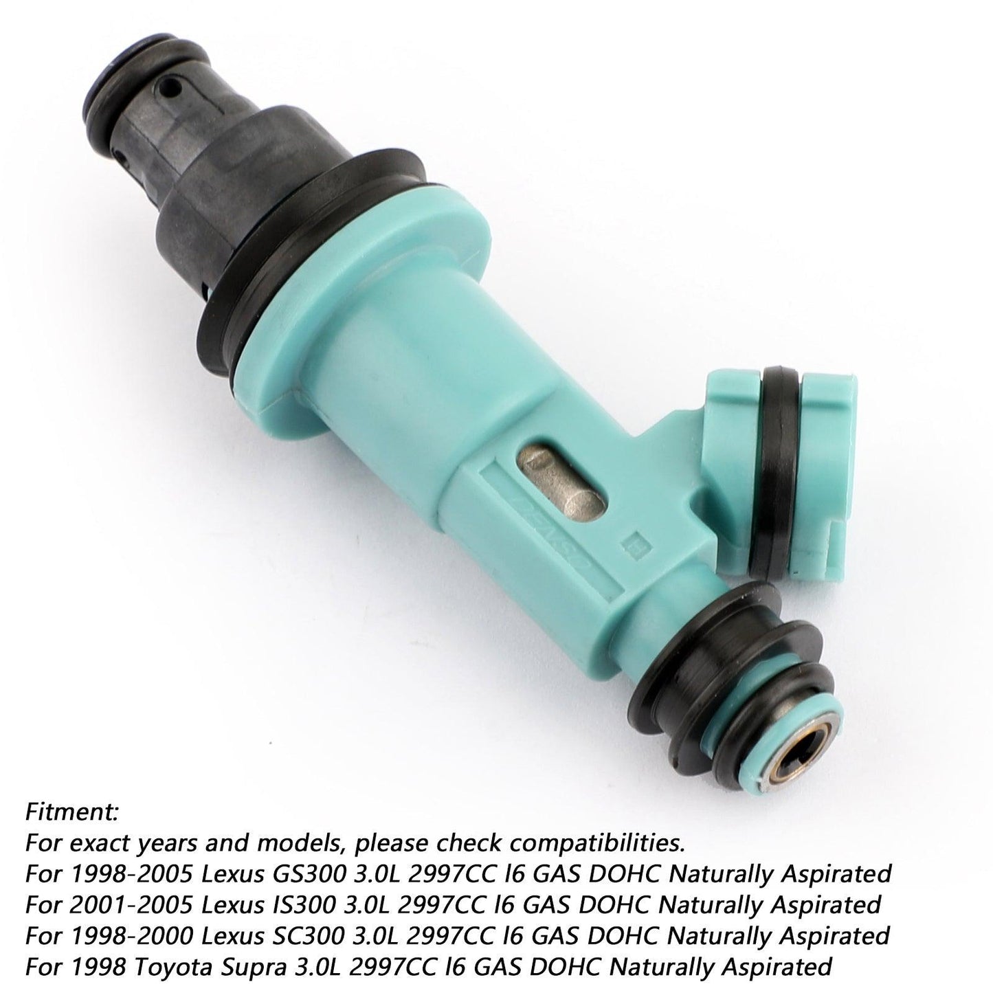 6PCS Fuel Injectors 23250-46090 For Toyota Supra Lexus GS300 IS300 SC300 3.0L 2997CC l6 GAS DOHC Naturally Aspirated - ONESOOP