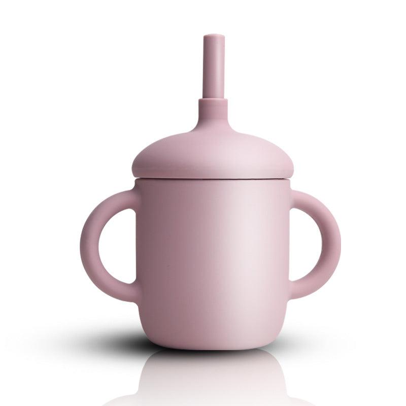 Baby Feeding Cup Straw Water Bottle Sippy Cup Silicone Baby Learning Drinkware Child Leak Proof Cup Kids Supplies - ONESOOP
