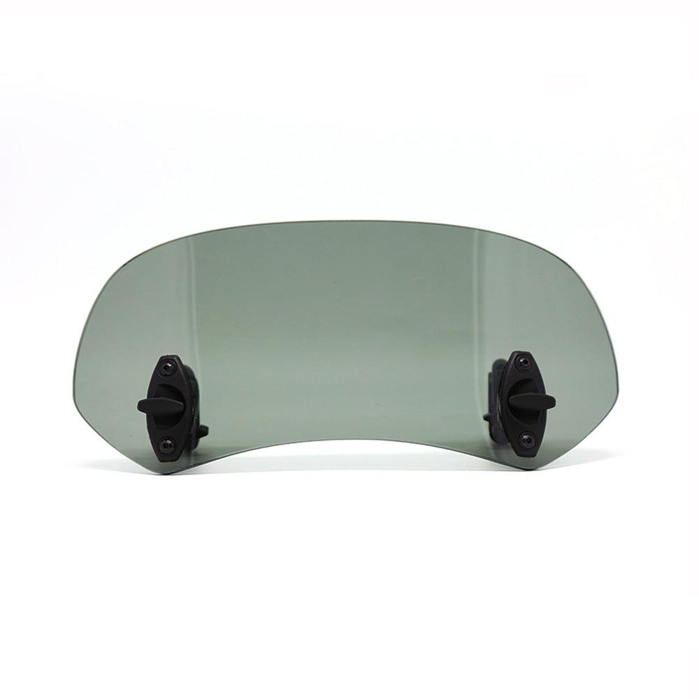 Universal Motorcycle Small Screen Windshield Install Heightened Clip On Wind Deflector Windscreen Generic - ONESOOP