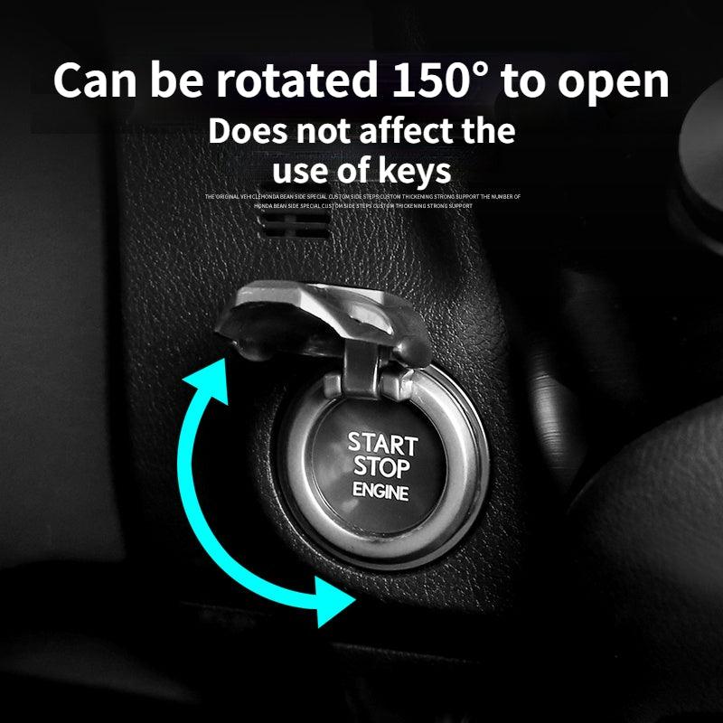 Car Interior Modification One-click Start Decoration Sticker Button Protective Cover For BMW Suzuki Audi Generic - ONESOOP