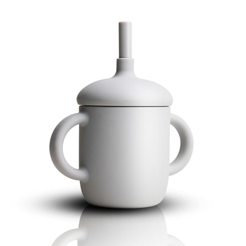 Baby Feeding Cup Straw Water Bottle Sippy Cup Silicone Baby Learning Drinkware Child Leak Proof Cup Kids Supplies - ONESOOP