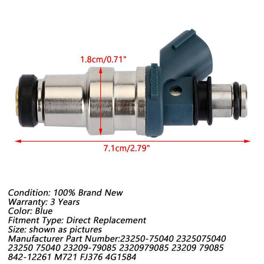 1PC Fuel injectors 23250-75040 For Toyota Tacoma 1995-2000 2.4L Federal Emissions Only 2000 - ONESOOP