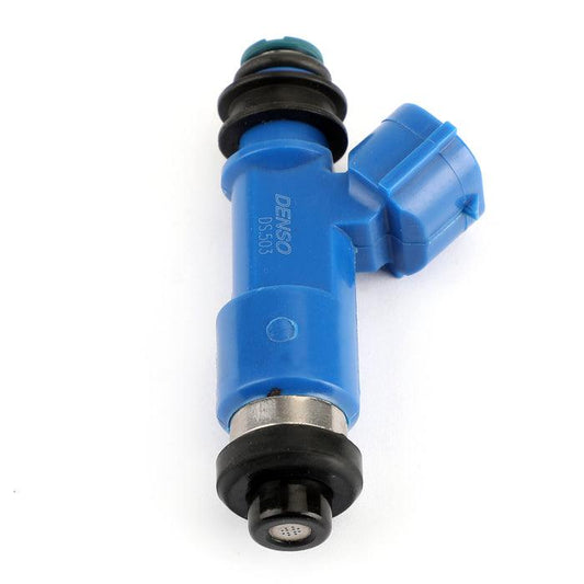 1/4PCS Dark Blue 565cc Fuel Injectors For Subaru WRX / STI 16611-AA720 2.5L - ONESOOP